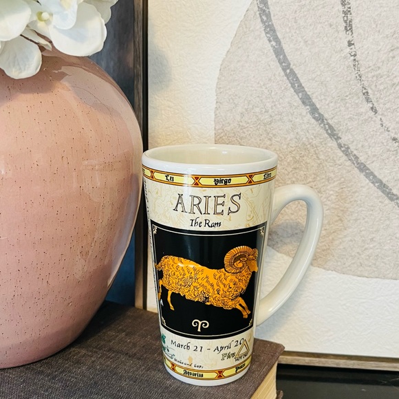 Aries The Ram 16oz Cup Mug Astrology Birthday - Picture 1 of 15